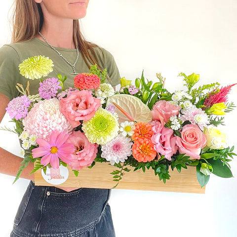 unique crate of flowers tauranga