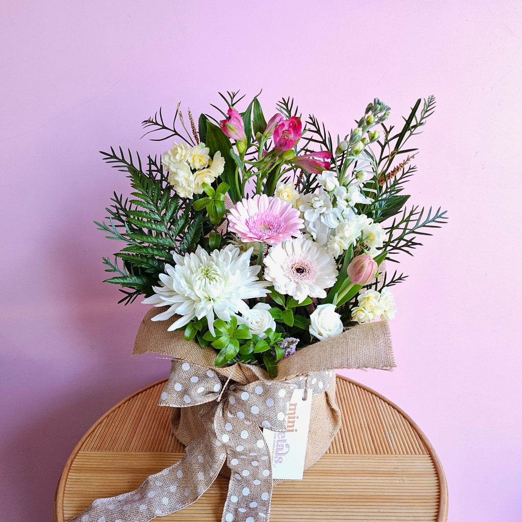 New! Rustic Elegance | Boxed Arrangement - Mini Petals Florist