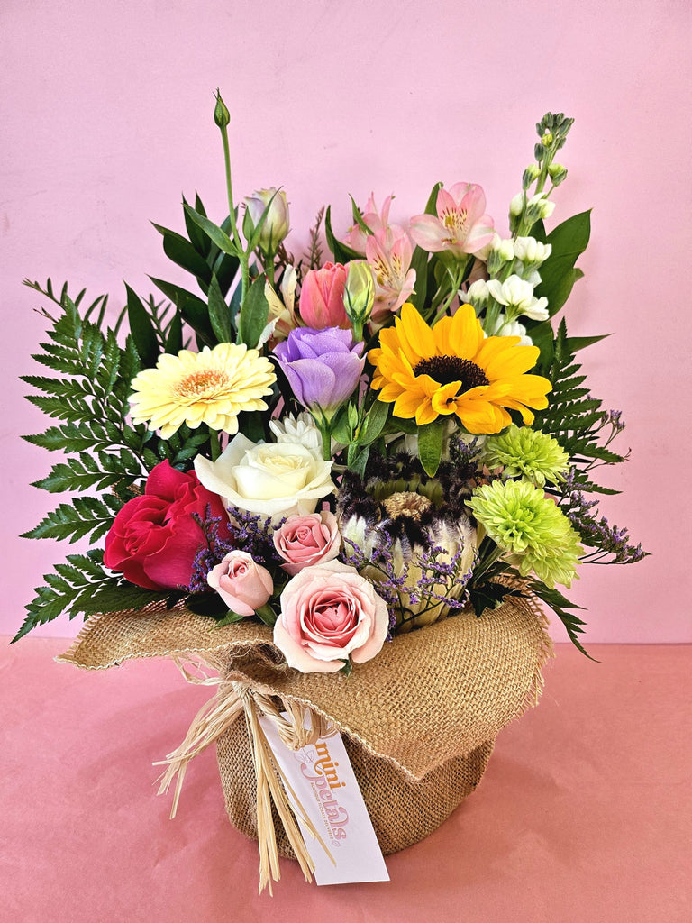 New! Rustic Elegance | Boxed Arrangement - Mini Petals Florist