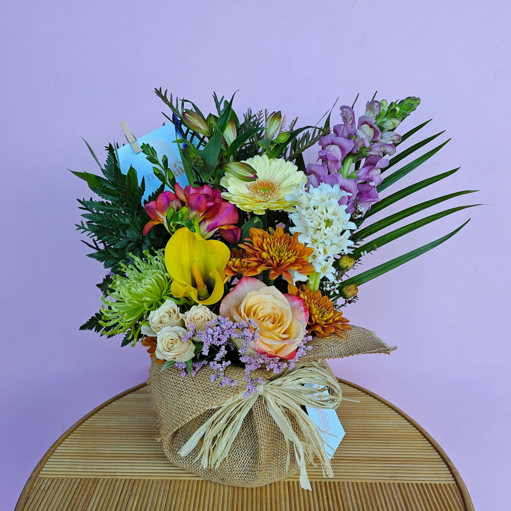 New! Rustic Elegance | Boxed Arrangement - Mini Petals Florist