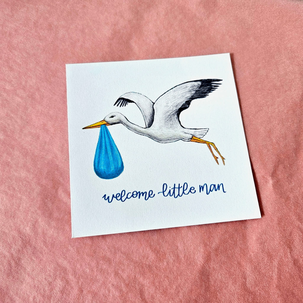 Welcome Little Man - Mini Petals Florist