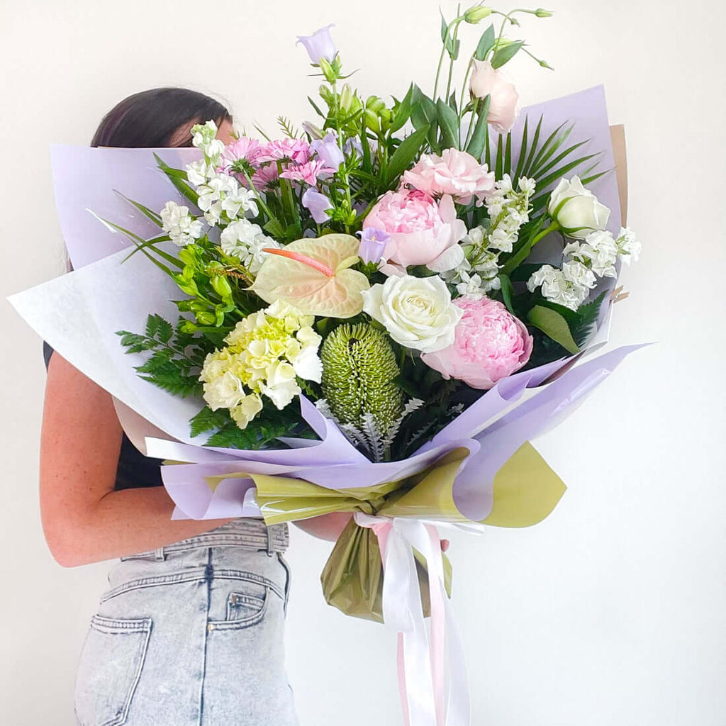 pastel bouquet delivery tauranga