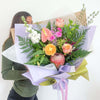 pastel flower bouquet delivered